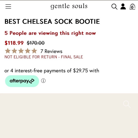 New with Stickers: Gentle Souls Best Chelsea Boot. Size 8.5 or 39.5 - Picture 15 of 15